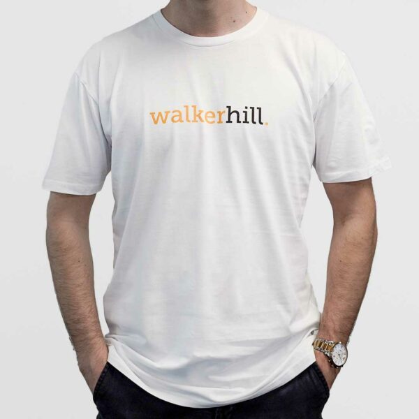 Men's Tee - Two Colour Logo White