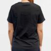 Woman's Tee - Circle Logo Black