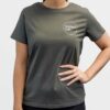 Woman's Tee - Circle Logo Charcoal