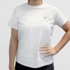 Woman's Tee - Circle Logo White